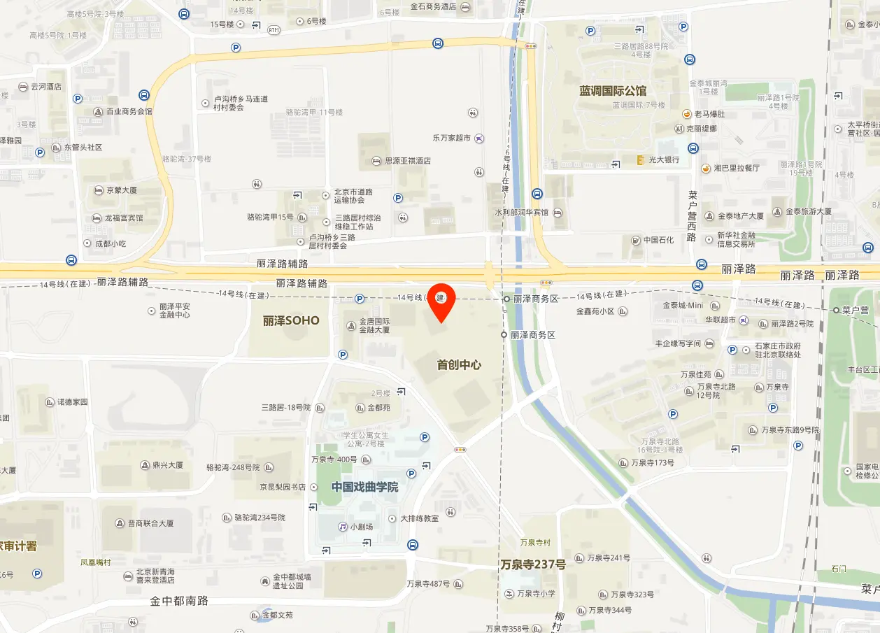 北京铭丰大厦地图位置